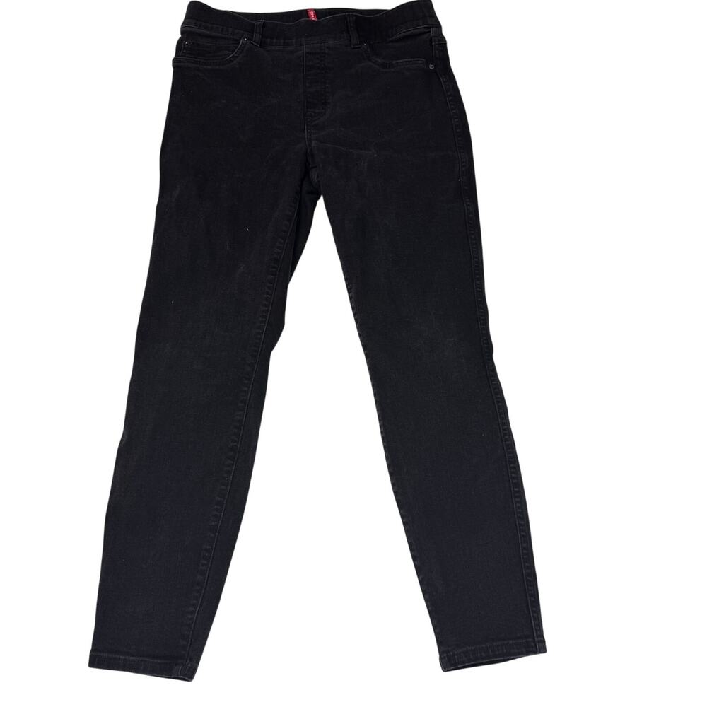 Spanx Black Pull-On Ankle Skinny Leggings Jeans Shapewear Women's Large 20278R